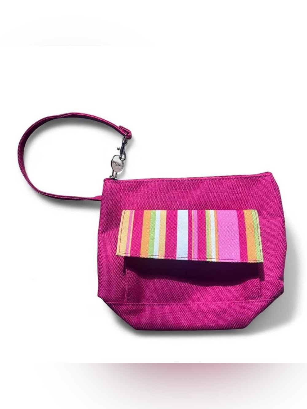 Vintage Y2K 2000s Lancôme cosmetic travel pouch/wristlet